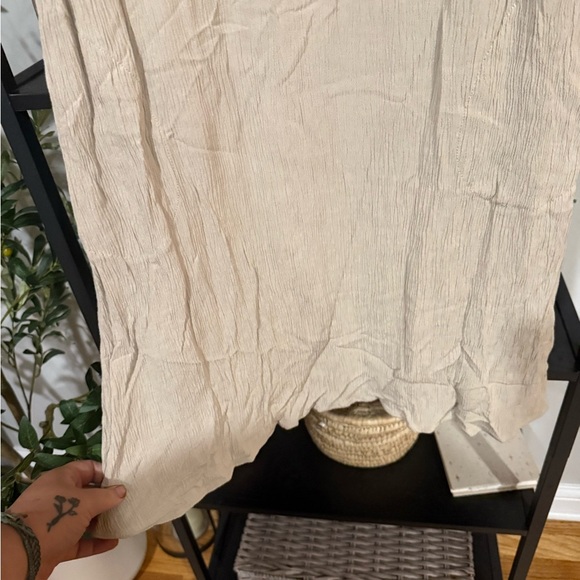 Soft Surroundings Cream Mini Dress size petite medium - Picture 5 of 10